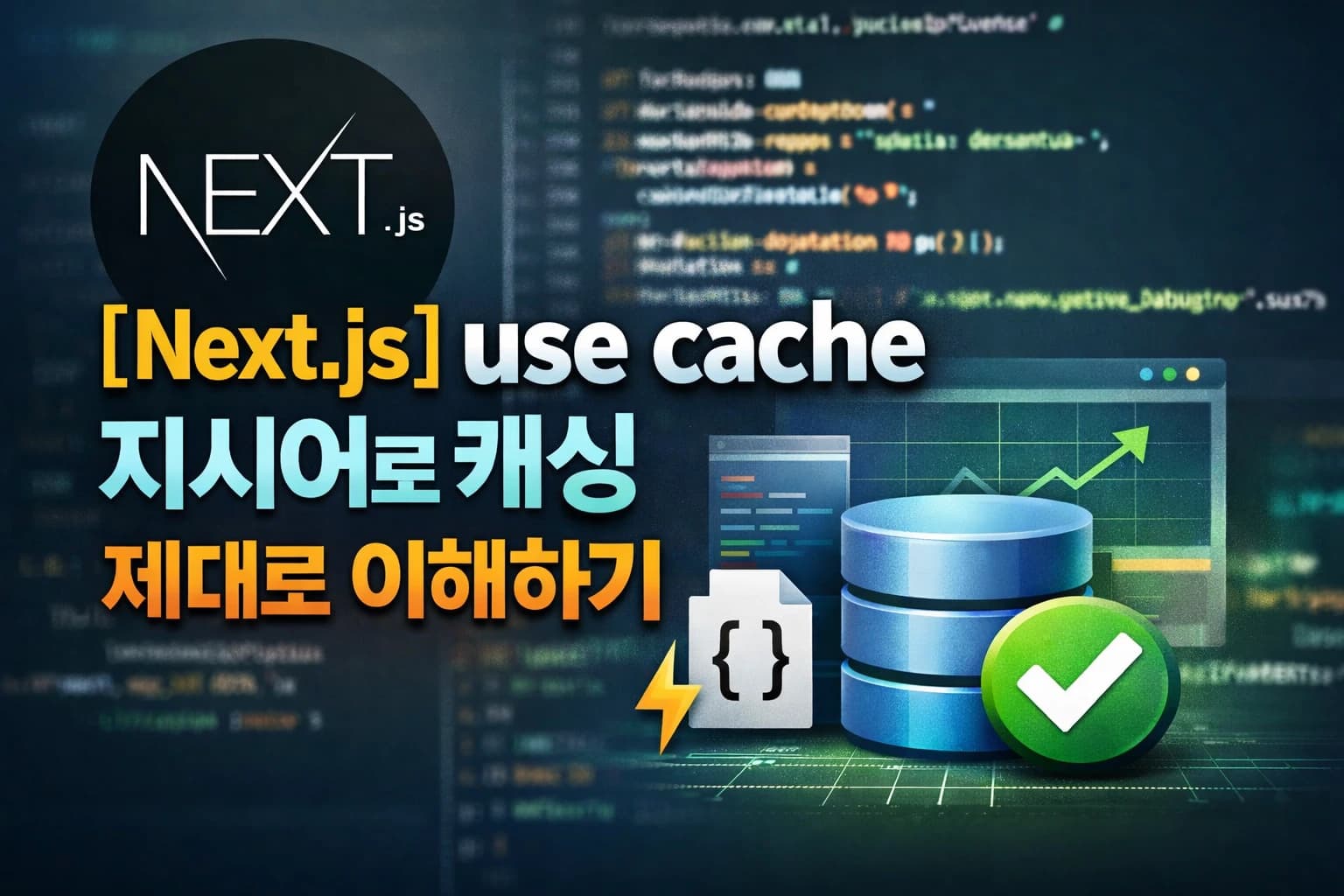 [Next.js] use cache 지시어로 캐싱 제대로 이해하기